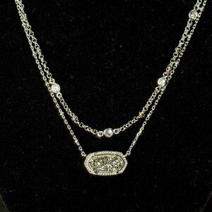 Kendra Scott Silver Layered Necklace